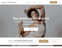 Tablet Screenshot of flexfits.com
